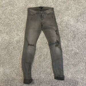 Olive green flying monkey jeans